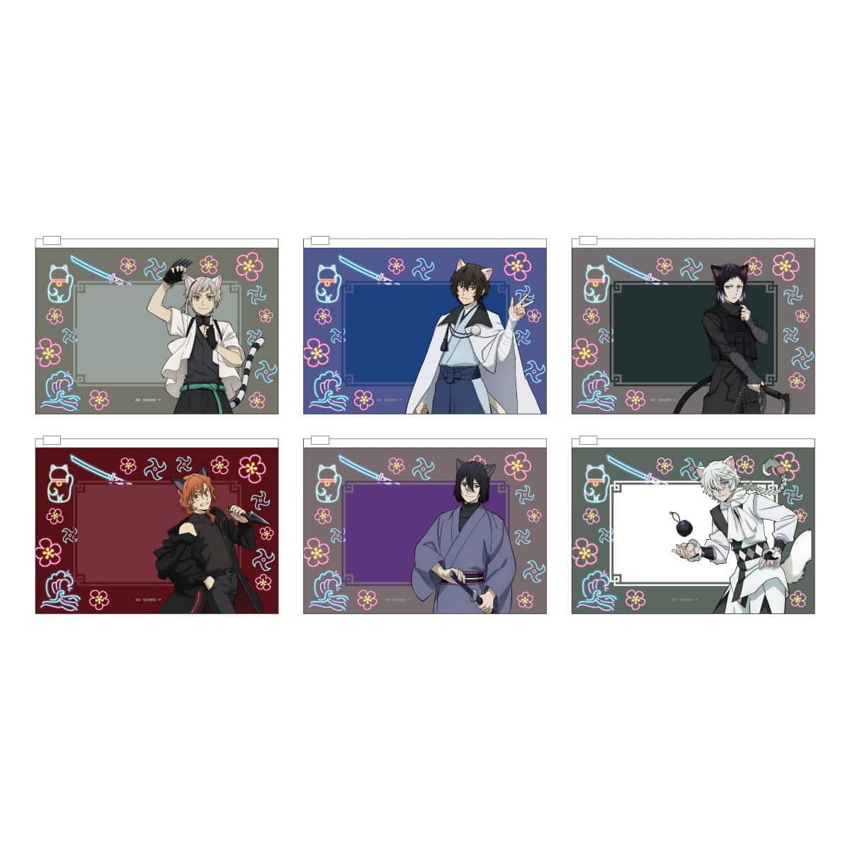 【12/23～2/24】文豪ストレイドッグス 於:ナンジャタウン 忍灯ノ町観光記  B6マチ付スライダーケース