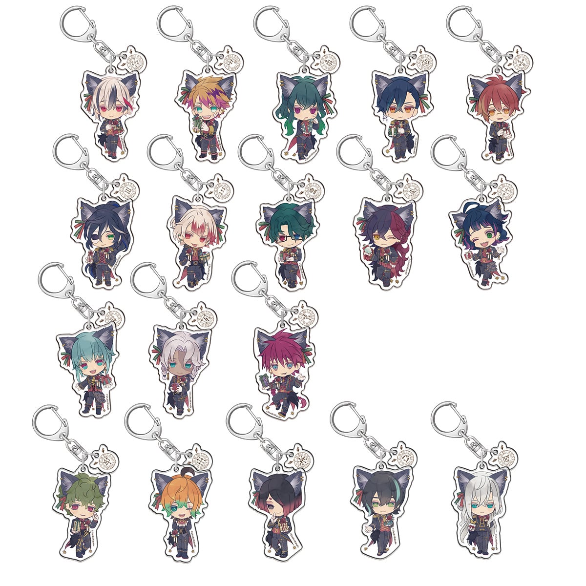 悪魔執事と黒い猫 in NAMJATOWN Dear, My Lord. 【Revival】  チャーム付きアクリルキーホルダー