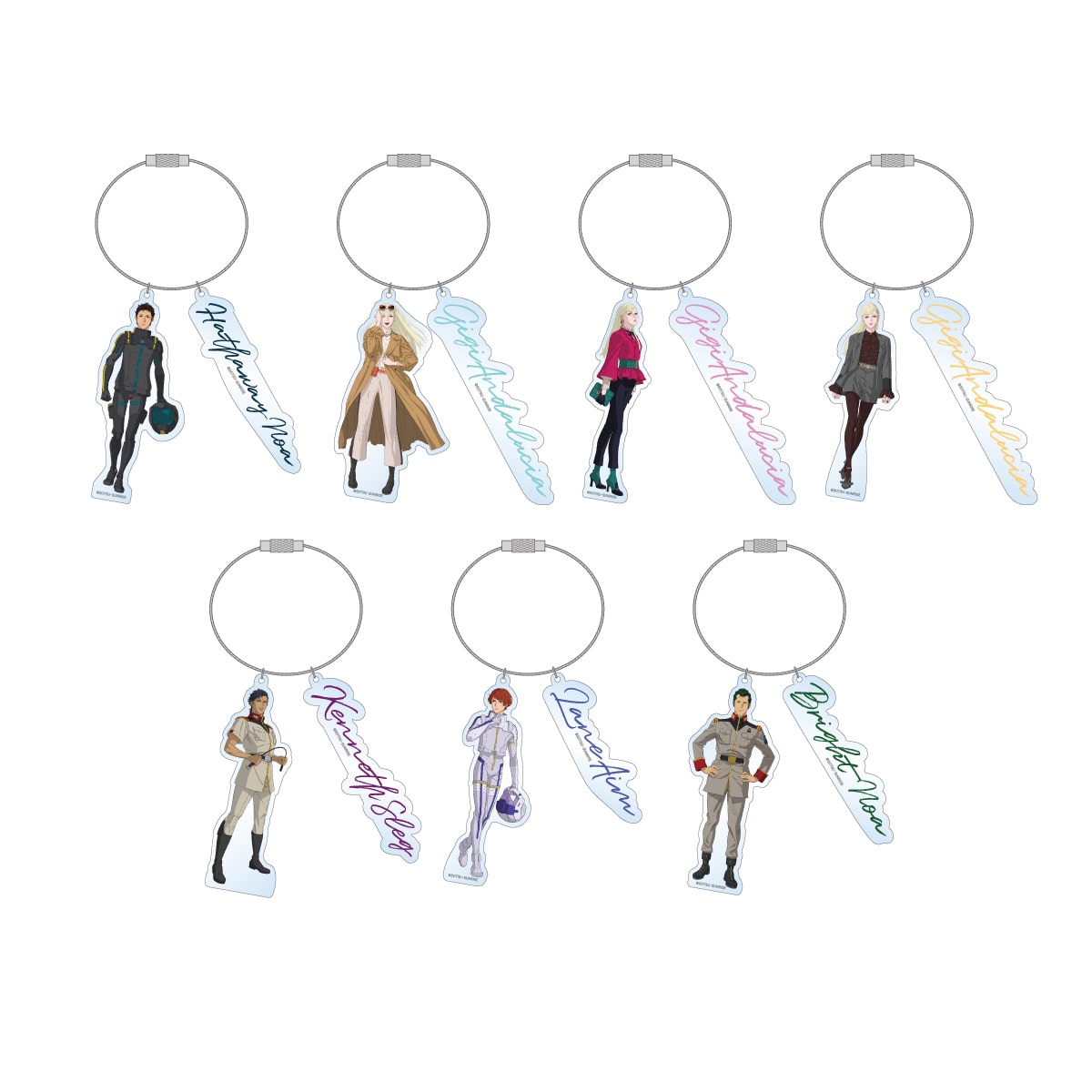 機動戦士ガンダム 閃光のハサウェイ キルケーの魔女 期間限定公式ショップ  ワイヤーアクリルキーホルダー