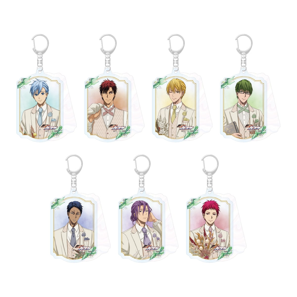 黒子のバスケ Botanical Collection Ver. Special  マーブルキーホルダー