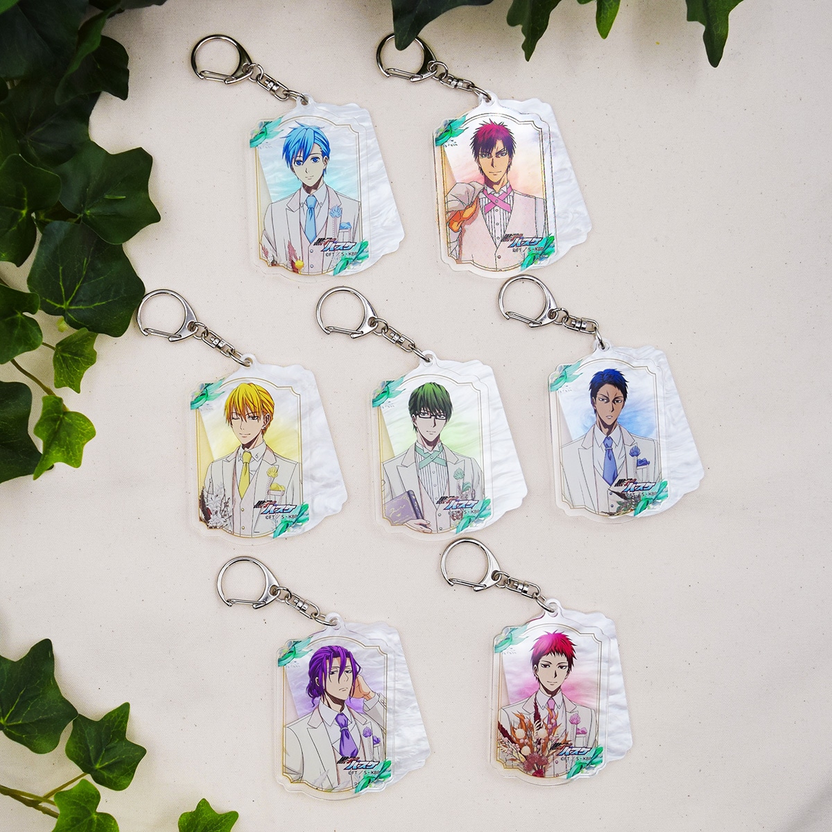 黒子のバスケ Botanical Collection Ver. Special  マーブルキーホルダー