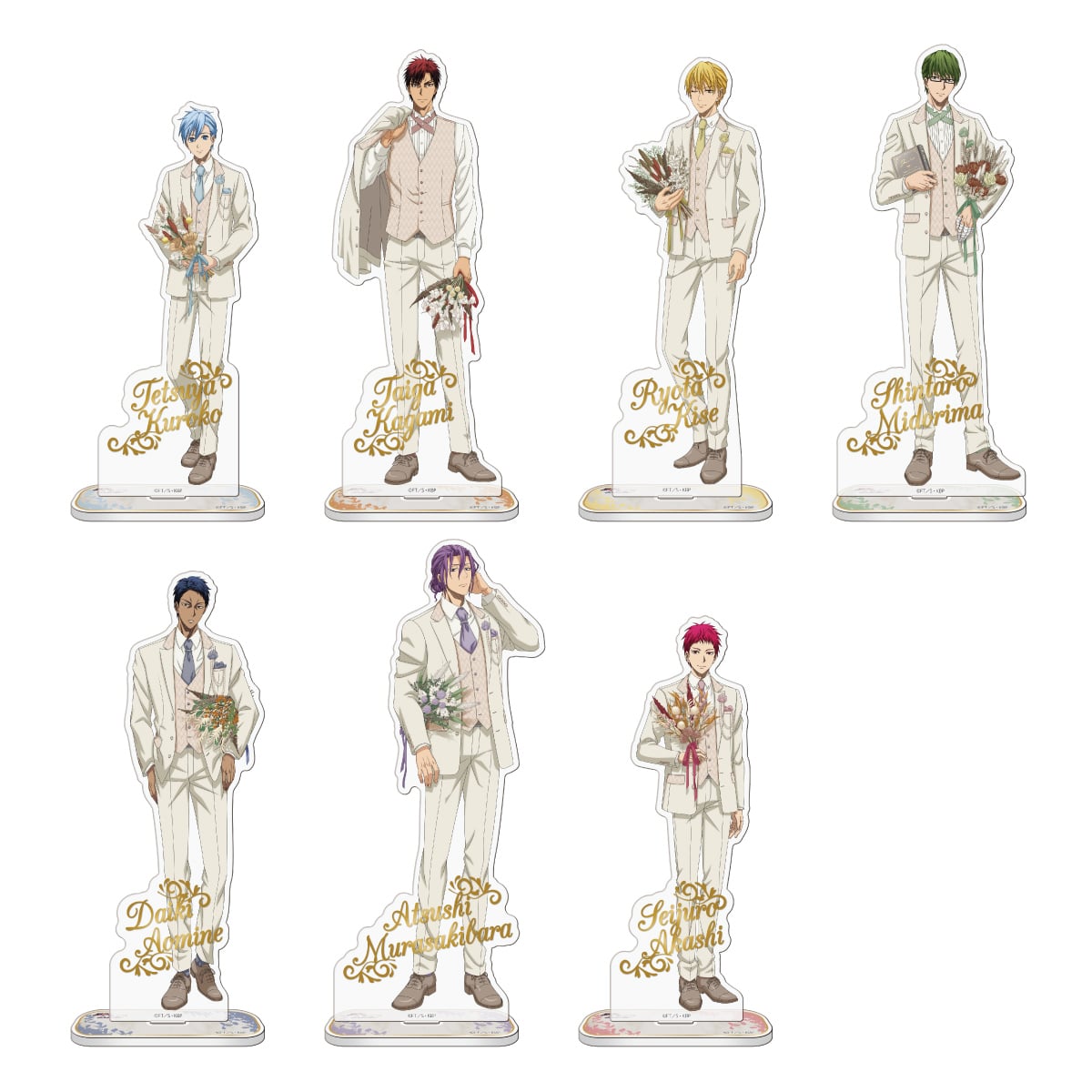 黒子のバスケ Botanical Collection Ver. Special  箔押しアクリルスタンド