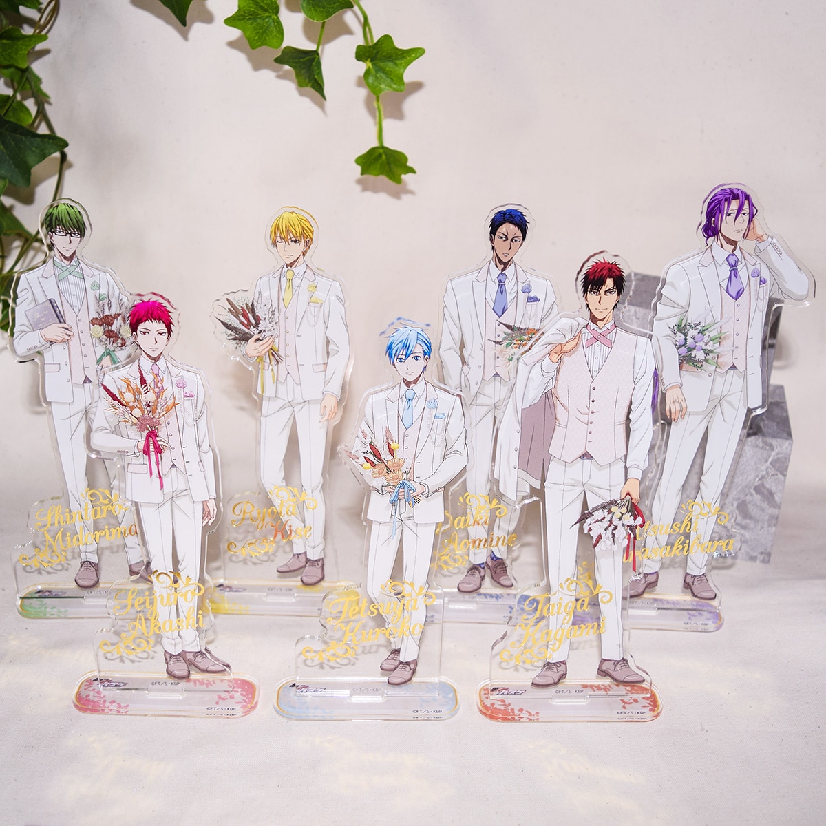 黒子のバスケ Botanical Collection Ver. Special  箔押しアクリルスタンド