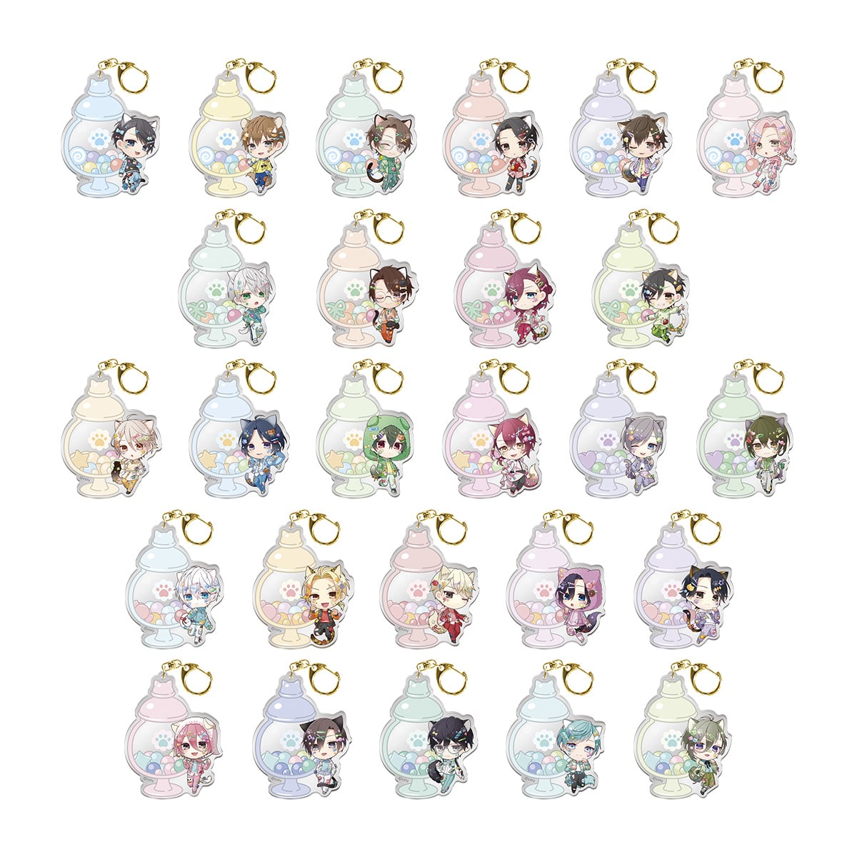 スタンドマイヒーローズ in NAMJATOWN　Pop’n Pastel Sugar  アクリルキーホルダー「Pop’n Pastel Sugar」