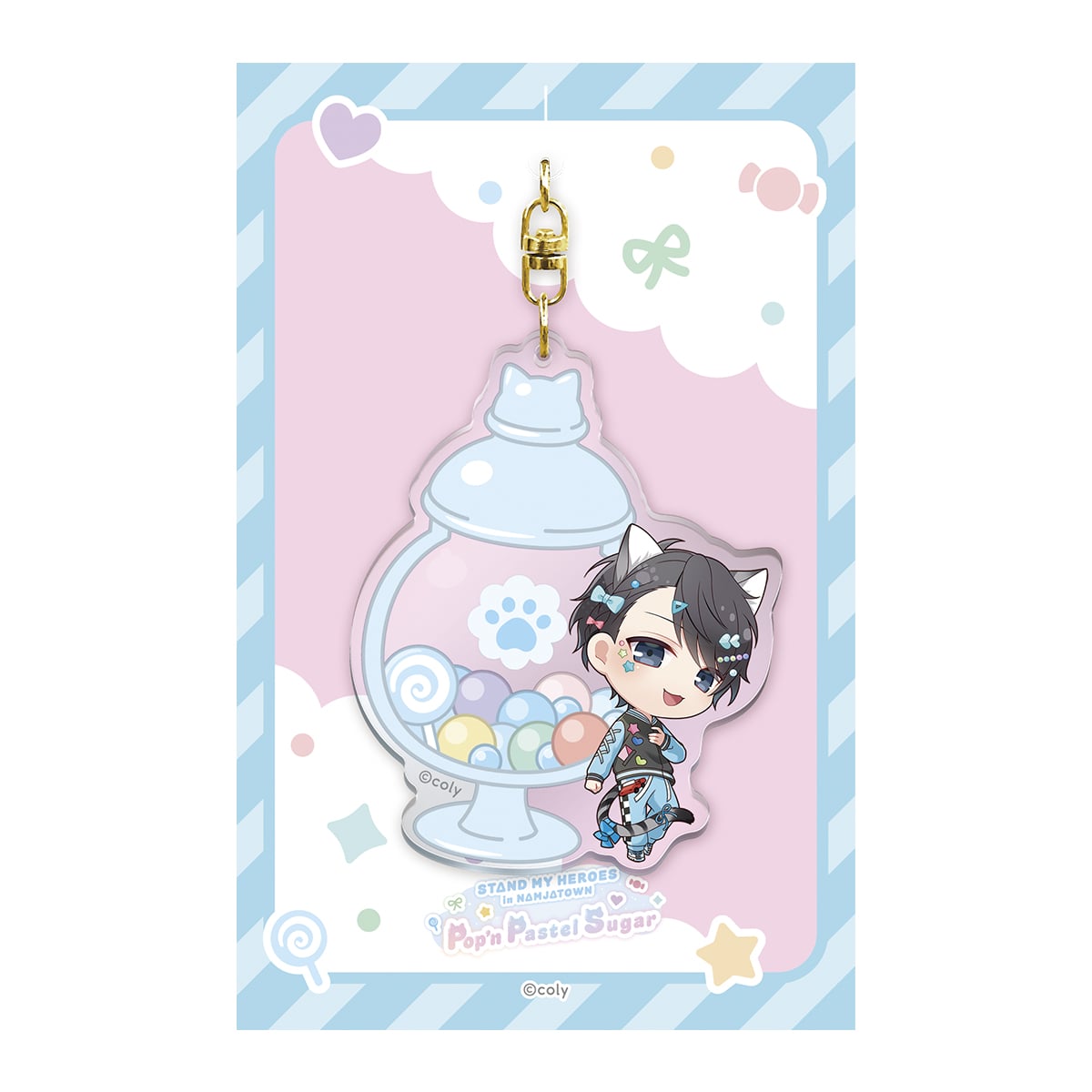 スタンドマイヒーローズ in NAMJATOWN　Pop’n Pastel Sugar  アクリルキーホルダー「Pop’n Pastel Sugar」