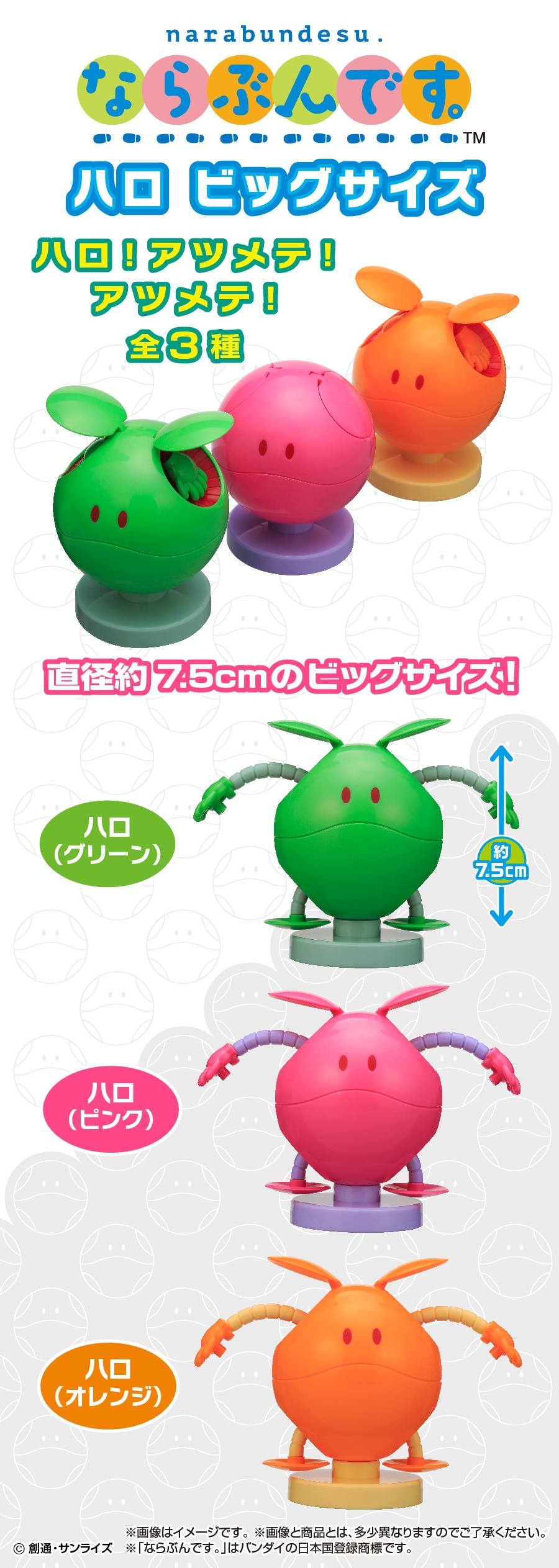 機動戦士ガンダム ならぶんです。ハロ ビッグサイズ