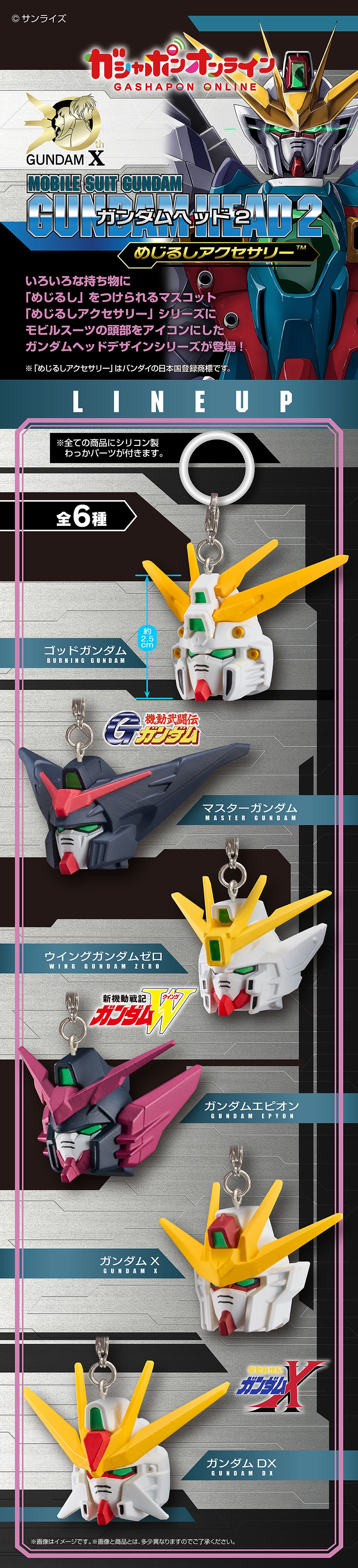 機動戦士ガンダム ガンダムヘッド めじるしアクセサリー2