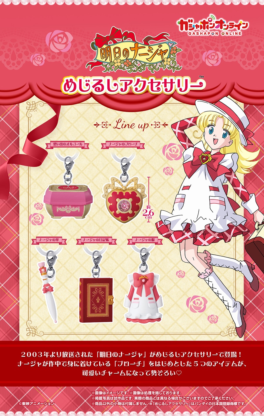 明日のナージャ　めじるしアクセサリー