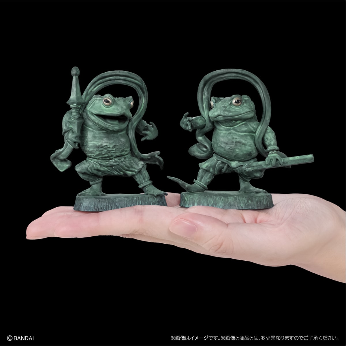 Art in Gashapon　カエルの金剛力士像