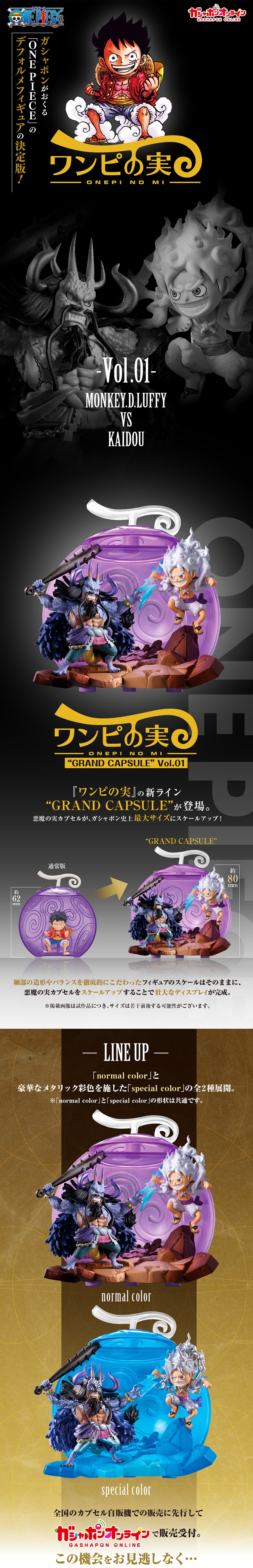 From TV animation ONE PIECE ワンピの実 “GRAND CAPSULE” Vol