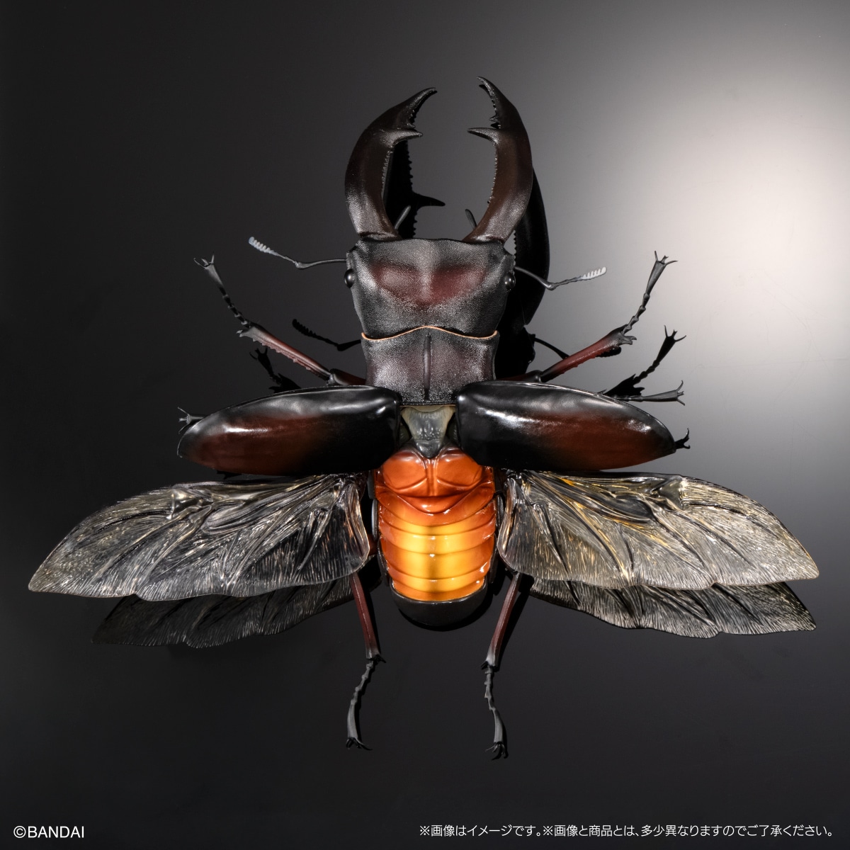 いきもの大図鑑プレミアム　マンディブラリスフタマタクワガタ（レッド）