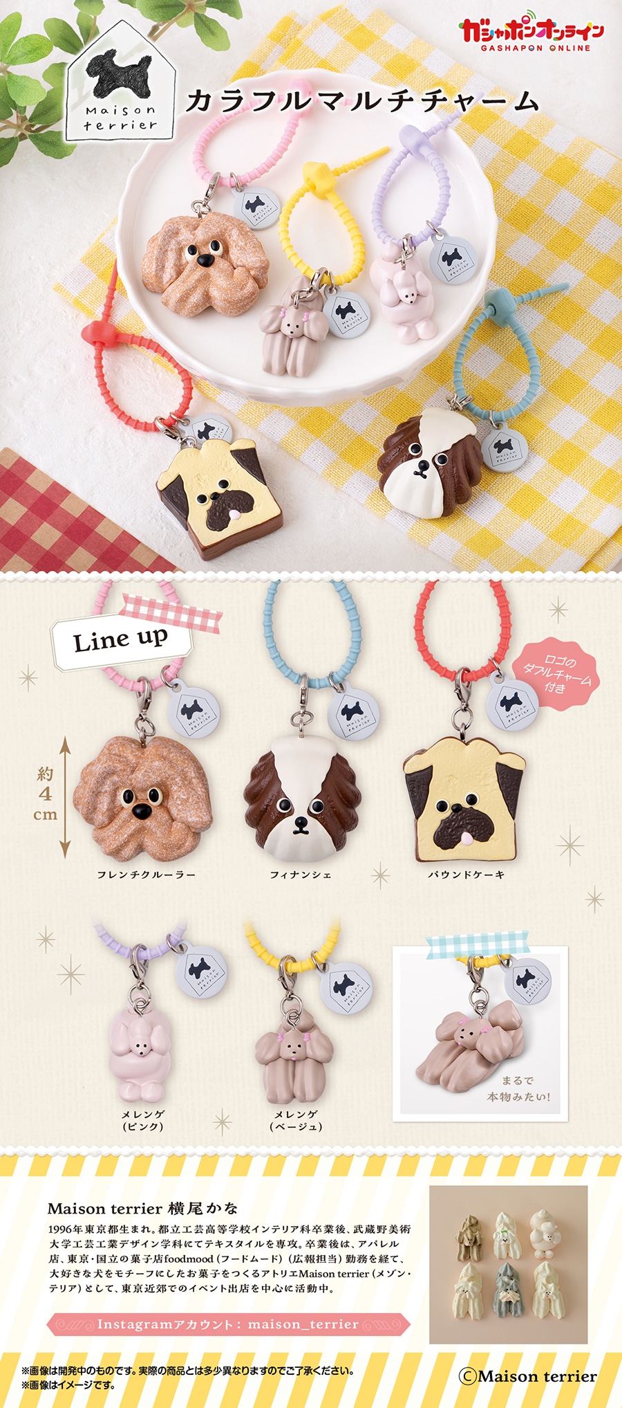 Maison terrier カラフルマルチチャーム