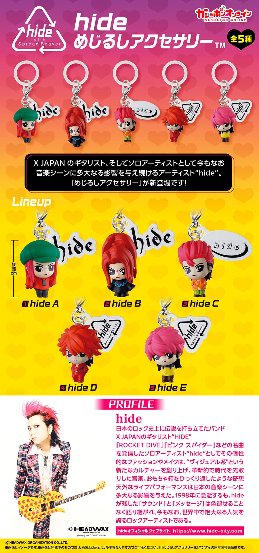 hide　めじるしアクセサリー