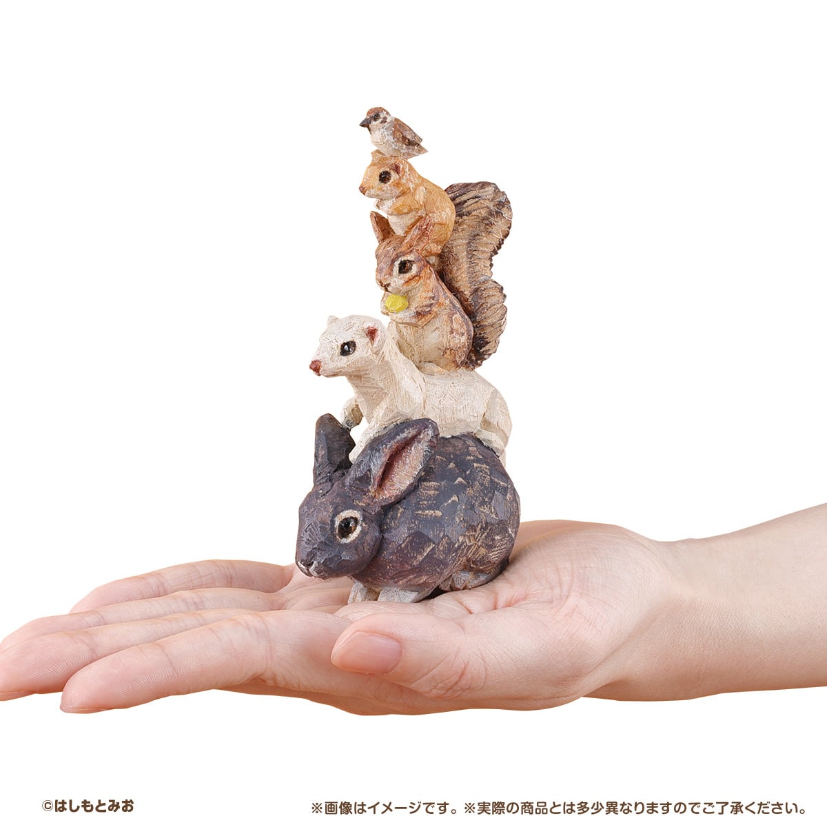 はしもとみおのブレーメンの音楽隊彫ってみた。２