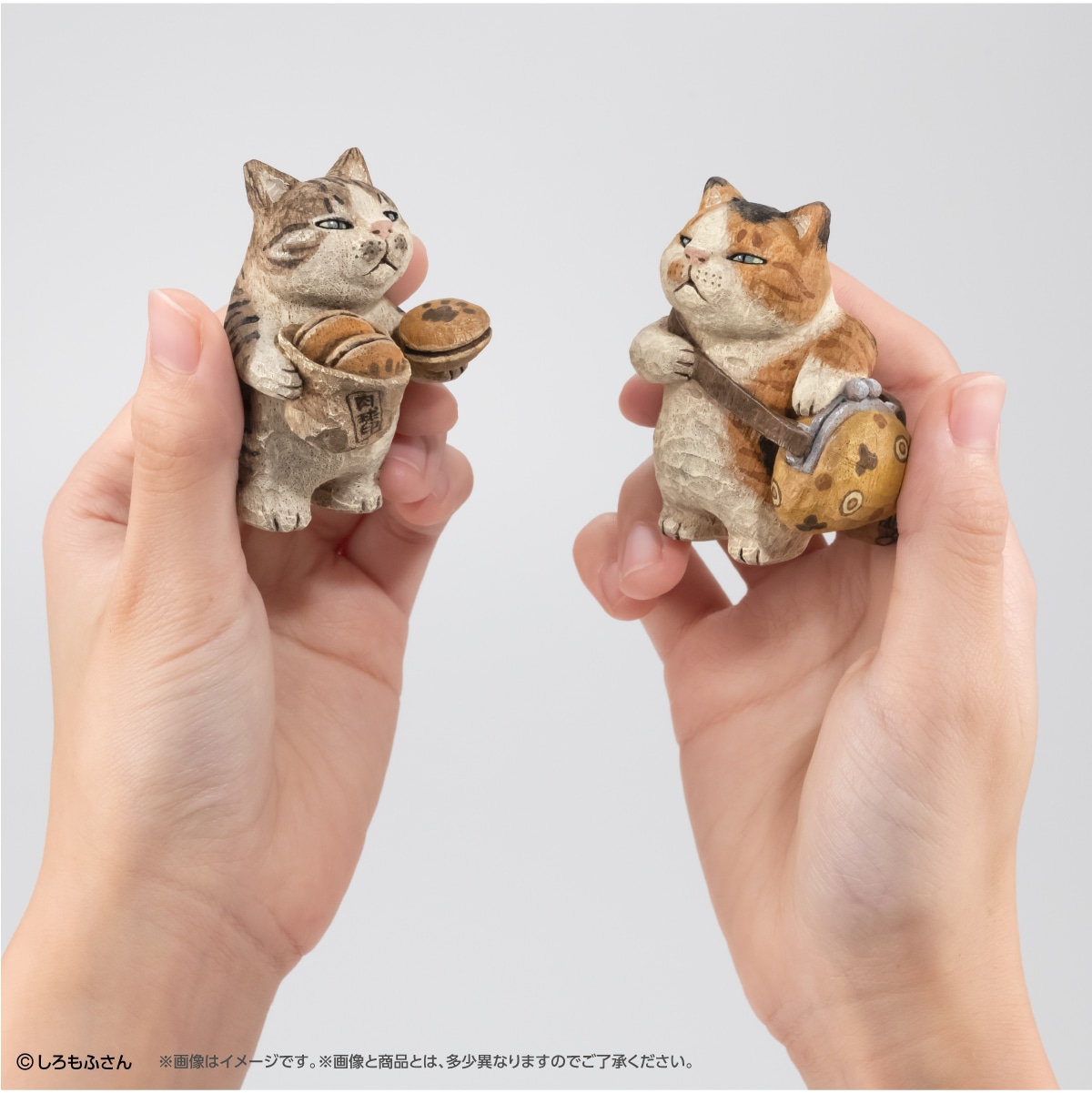 木彫り作家しろもふさんの猫の日常