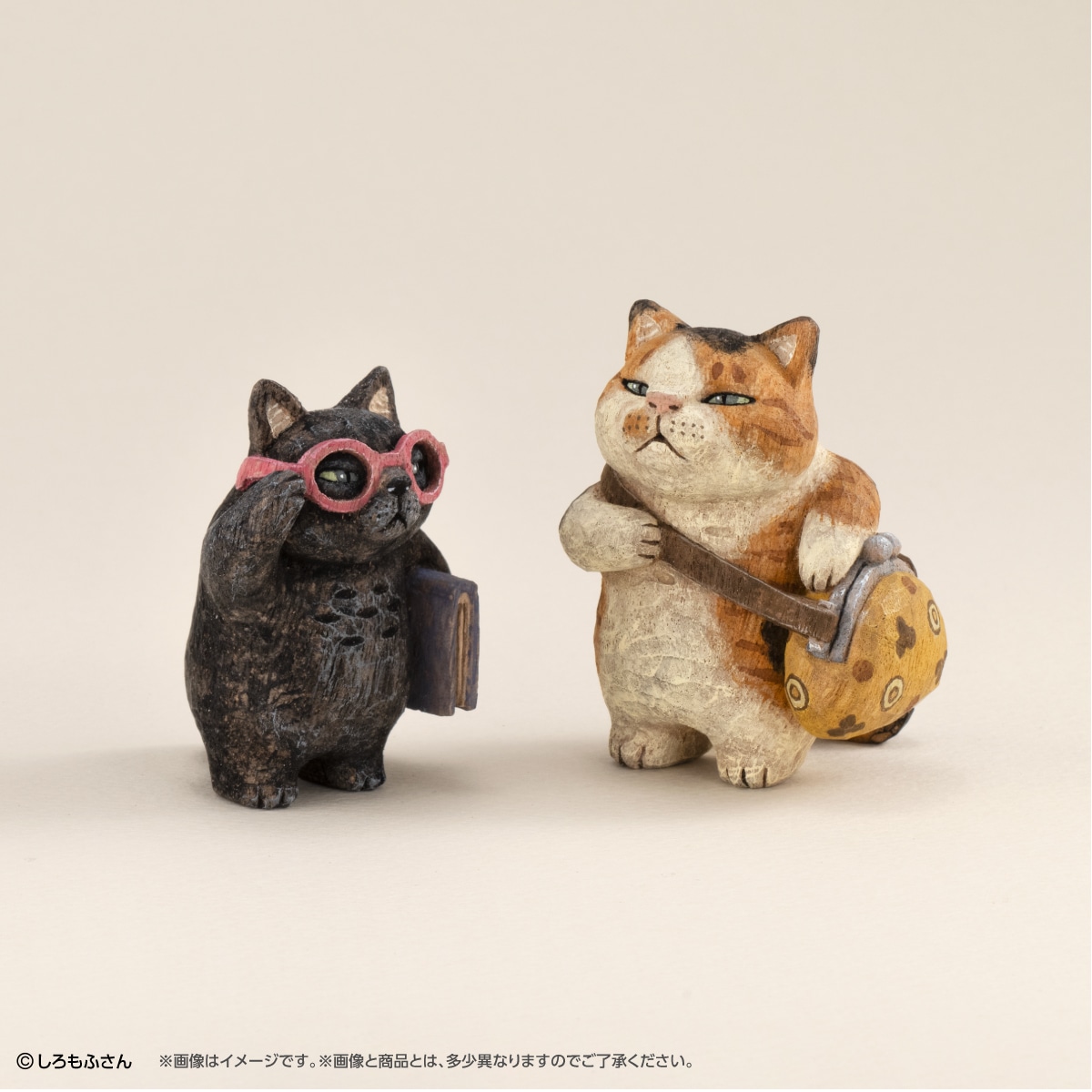 木彫り作家しろもふさんの猫の日常