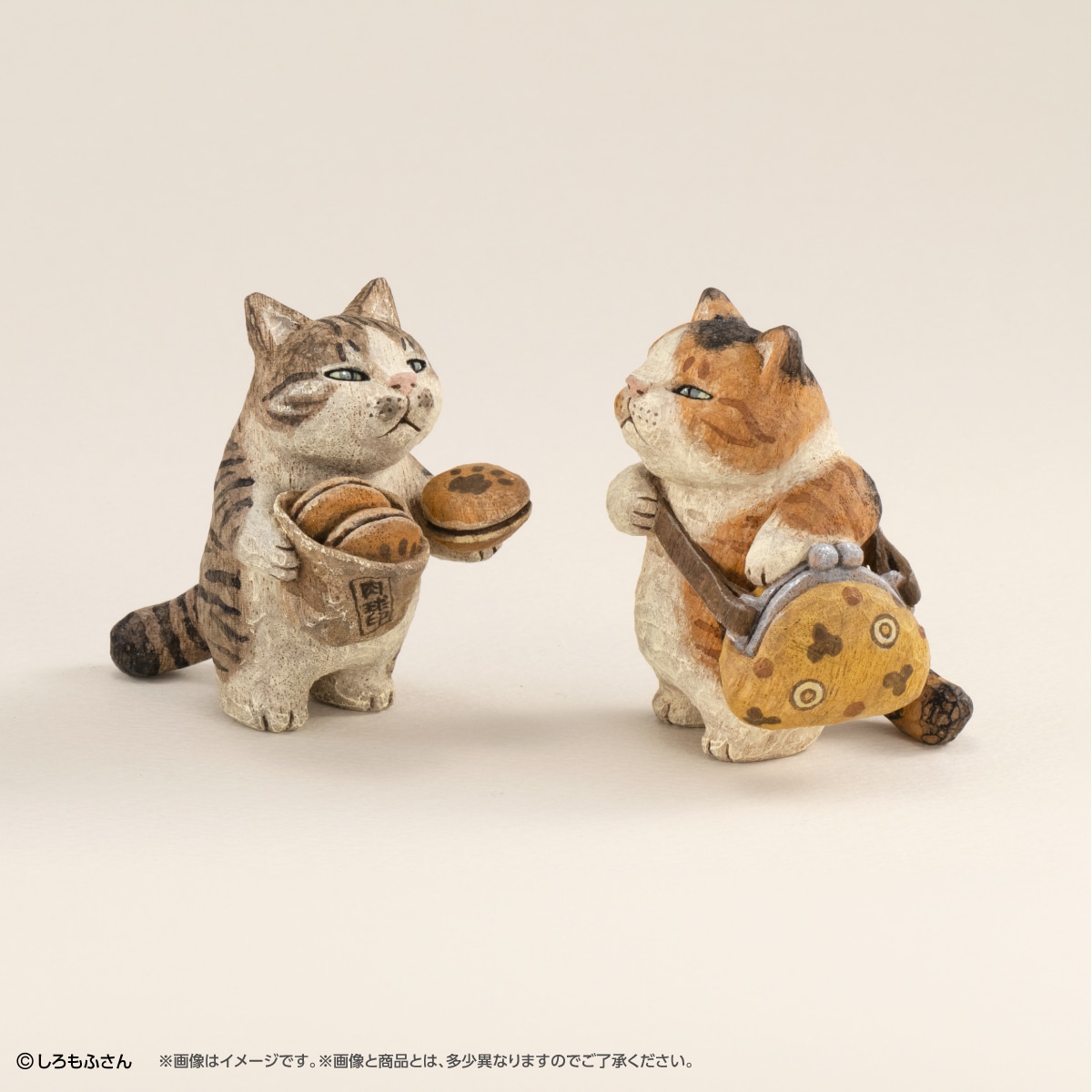 木彫り作家しろもふさんの猫の日常
