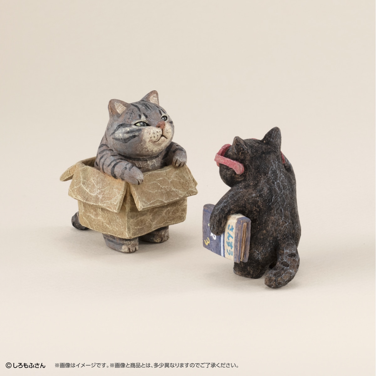 木彫り作家しろもふさんの猫の日常