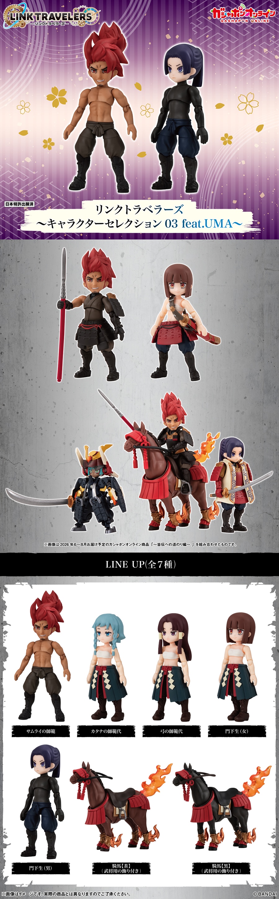 リンクトラベラーズ～キャラクターセレクション03 feat.UMA～【2026年7月発送】
