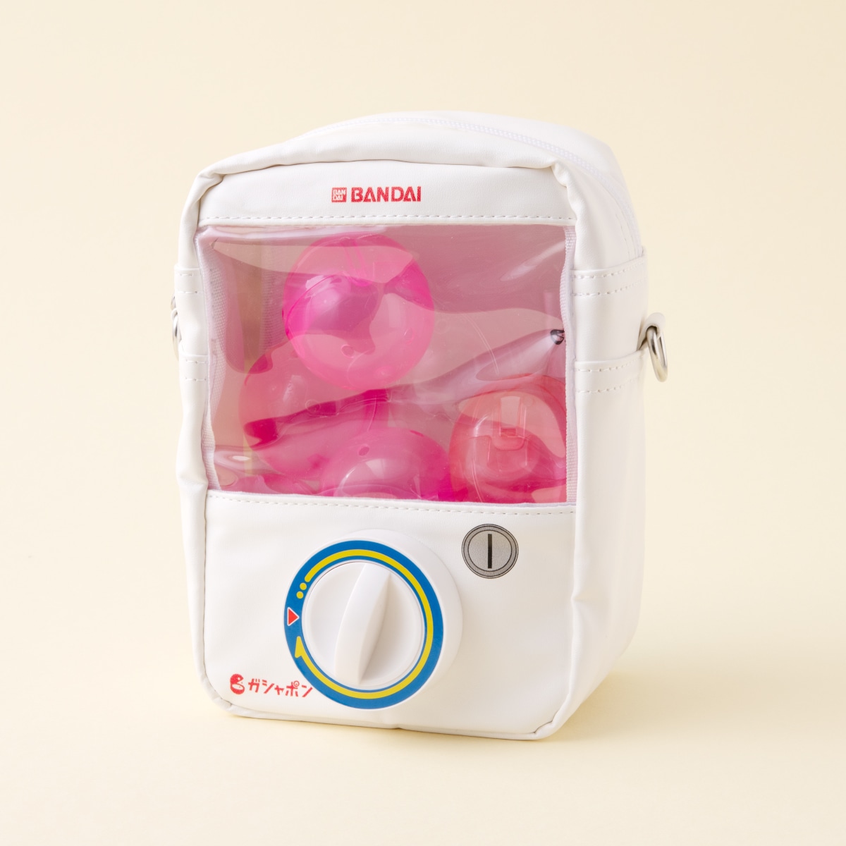 ガシャポンショルダーバッグ　水色【ガシャ活グッズ販売】